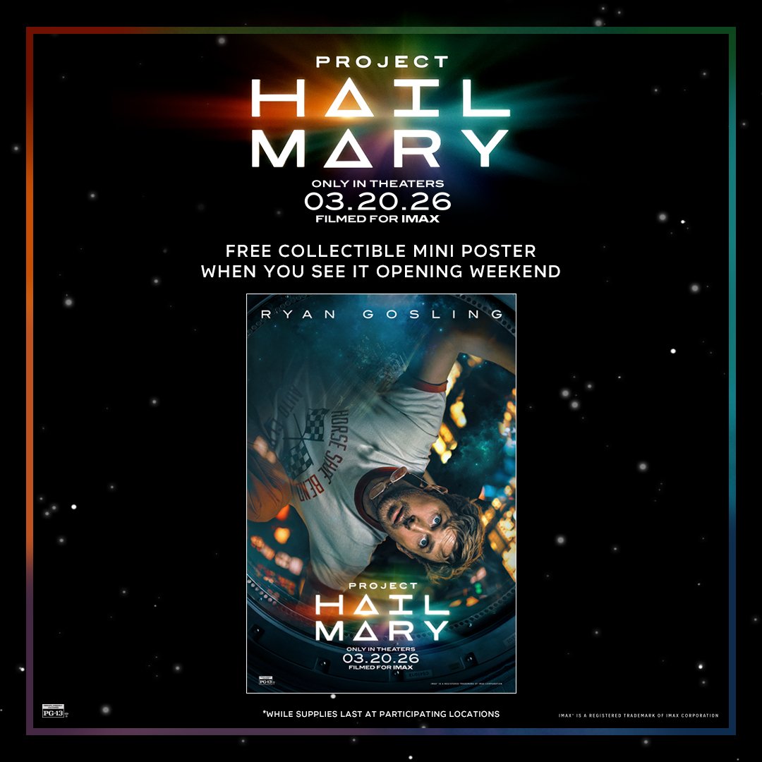 project hail mary one sheet giveaway