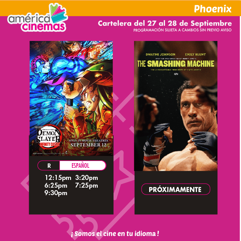 Phoenix Movie Schedule