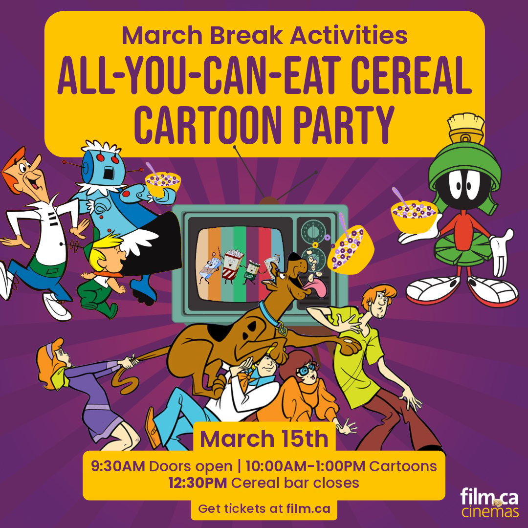 cereal cartoon morning march break