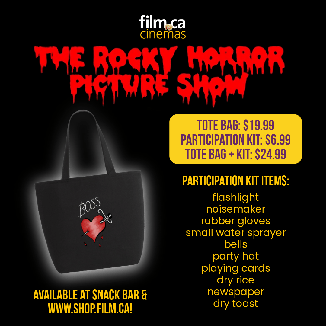 rocky horror tote bags