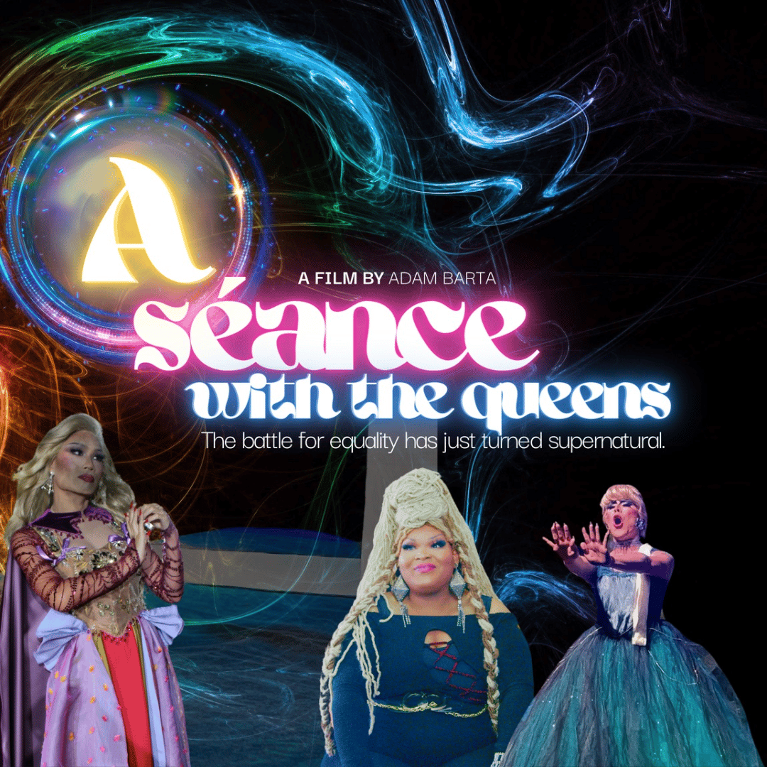 poster for a seance with the queens