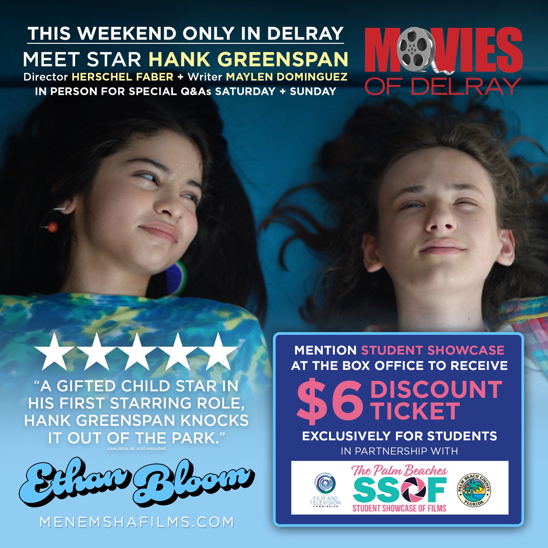 Student Special for Ethan Bloom