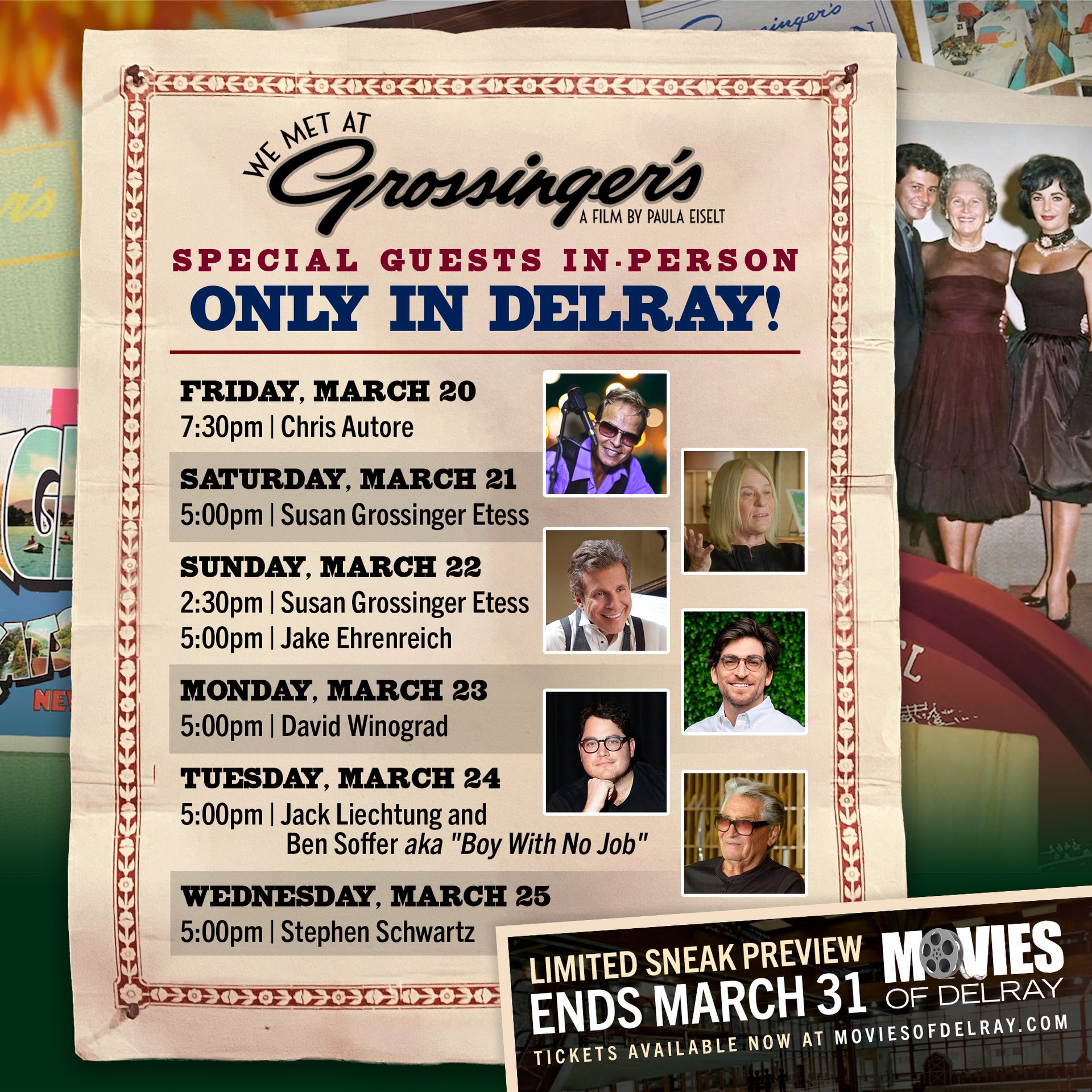 Guest appearances from the grossinger's movie