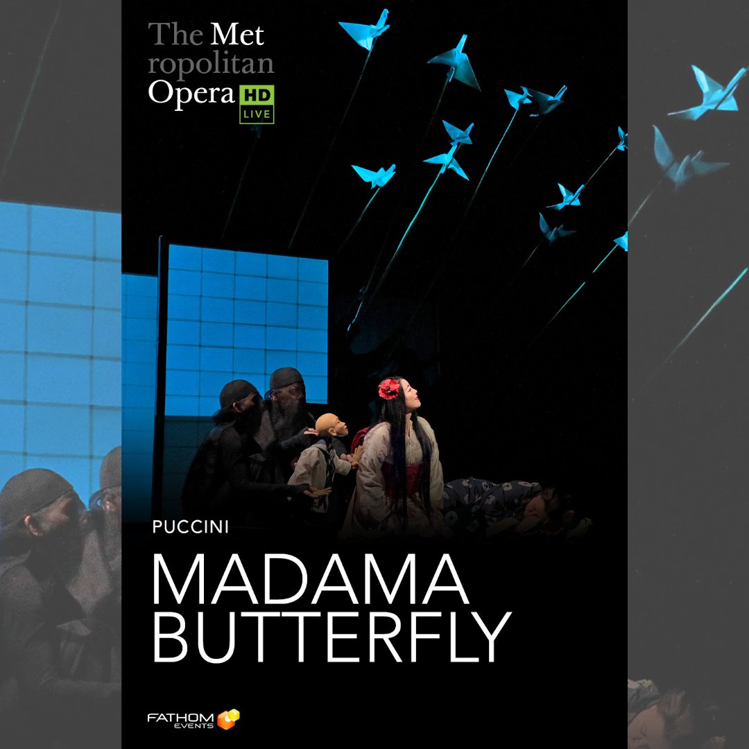 poster for the met opera madama butterfly