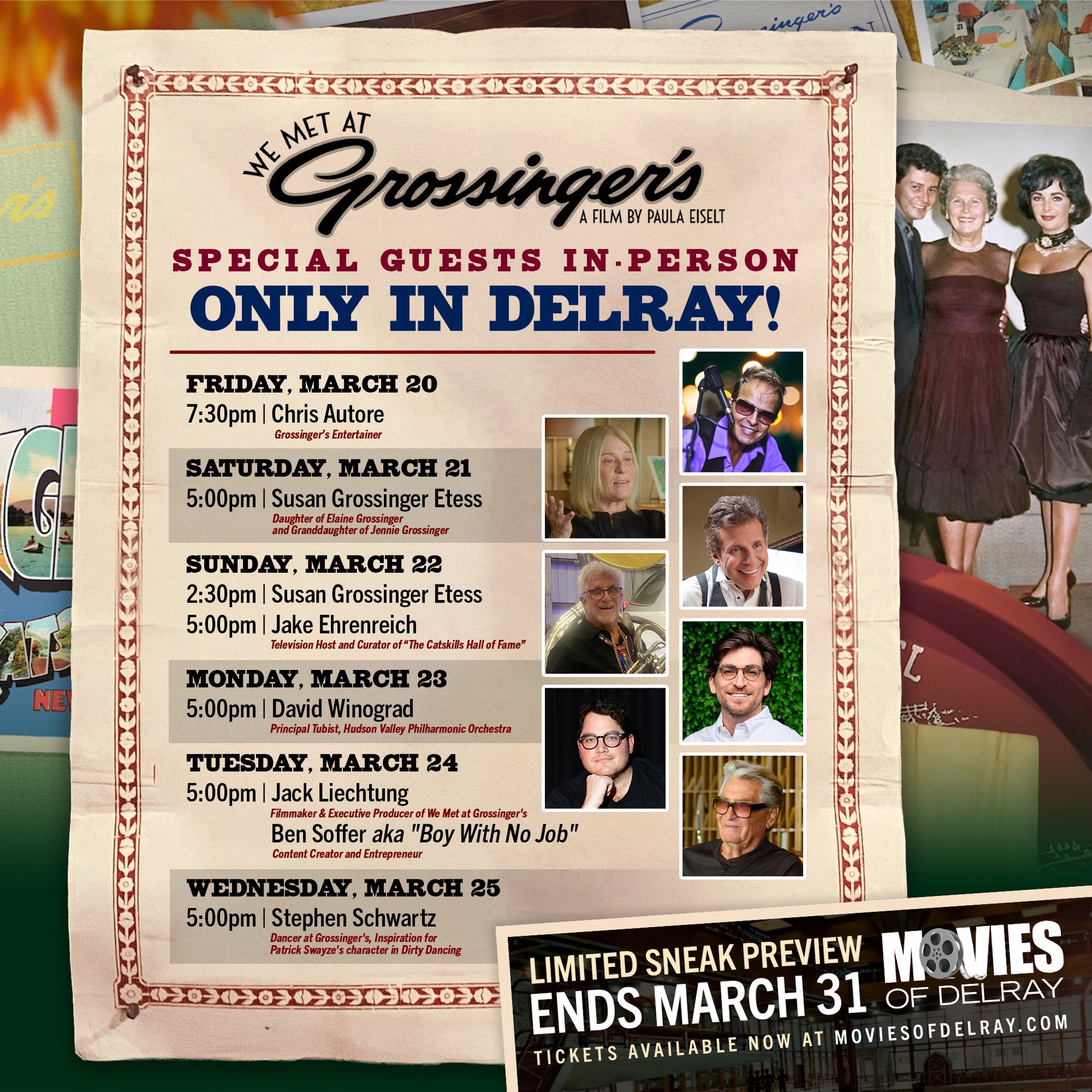 Guest appearances from the grossinger's movie