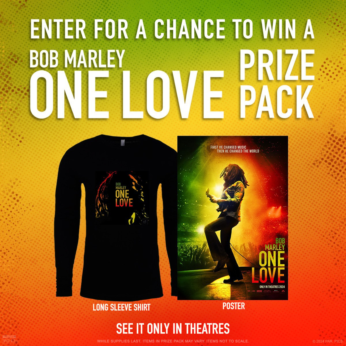 Bob Marley: One Love Prize Pack