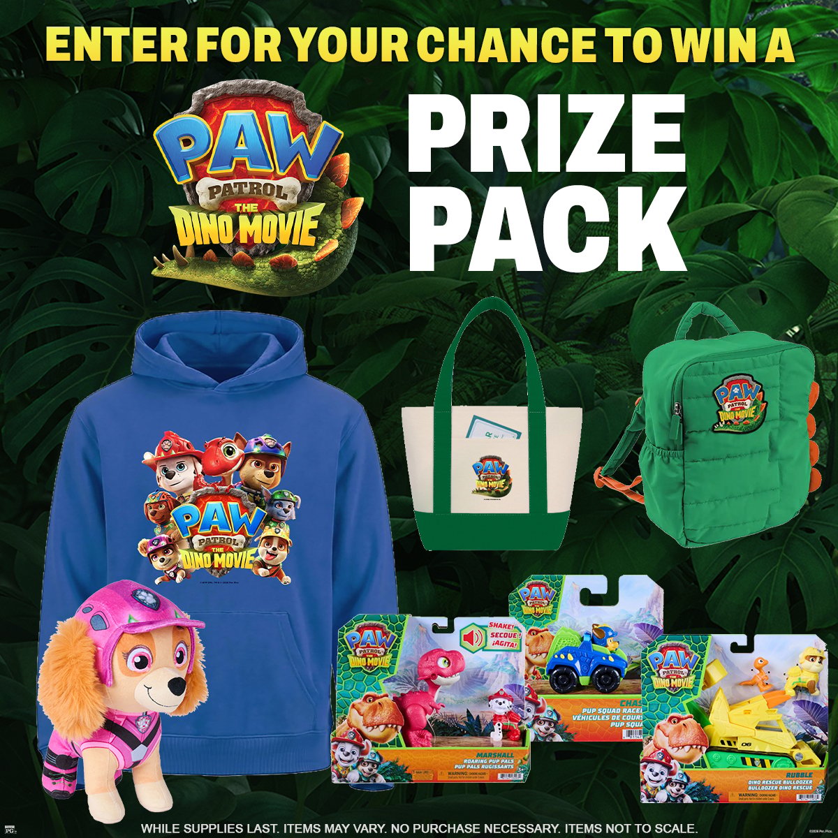 Paw Patrol: The Dino Movie Prize Pack Contest