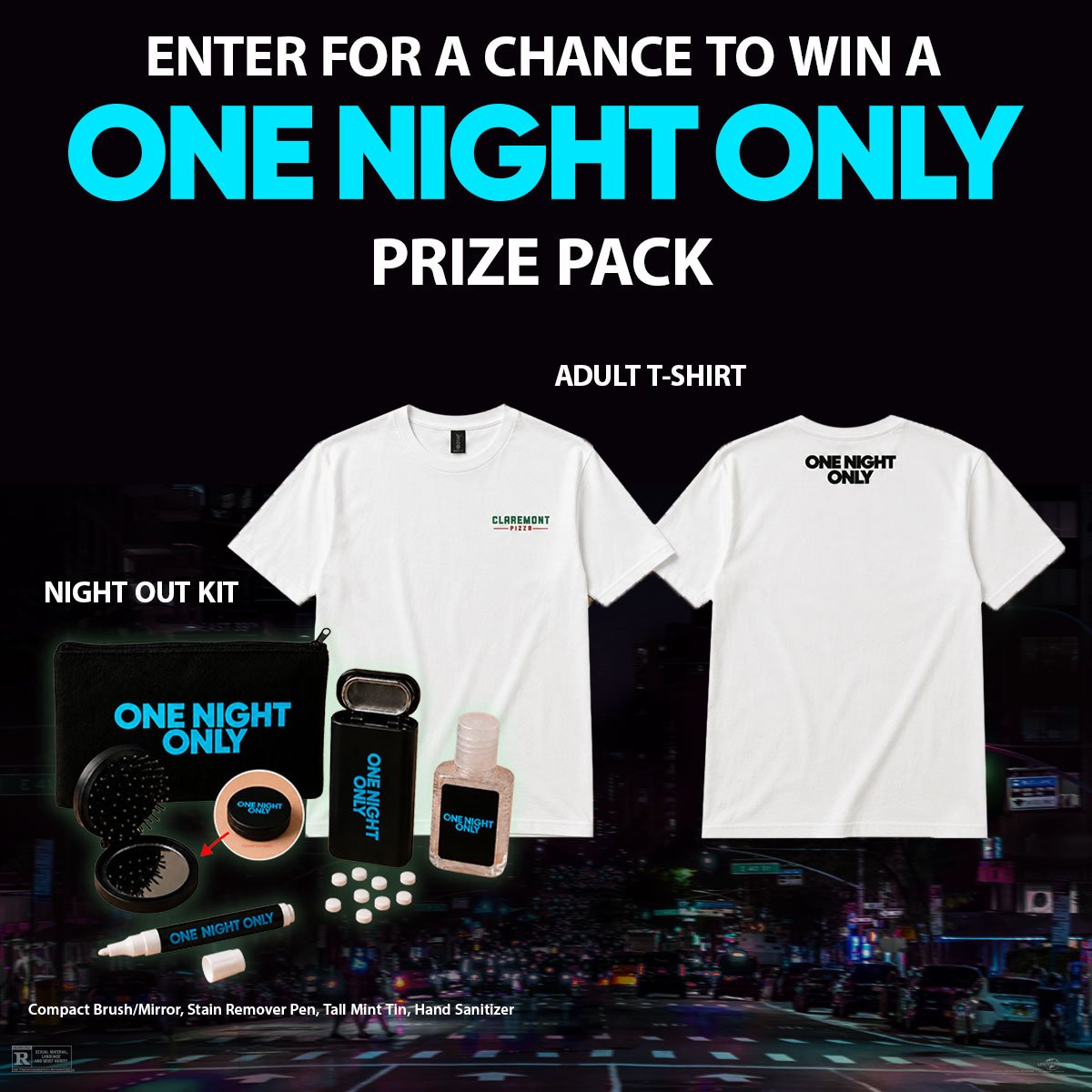 One Night Only Prize Pack Contest