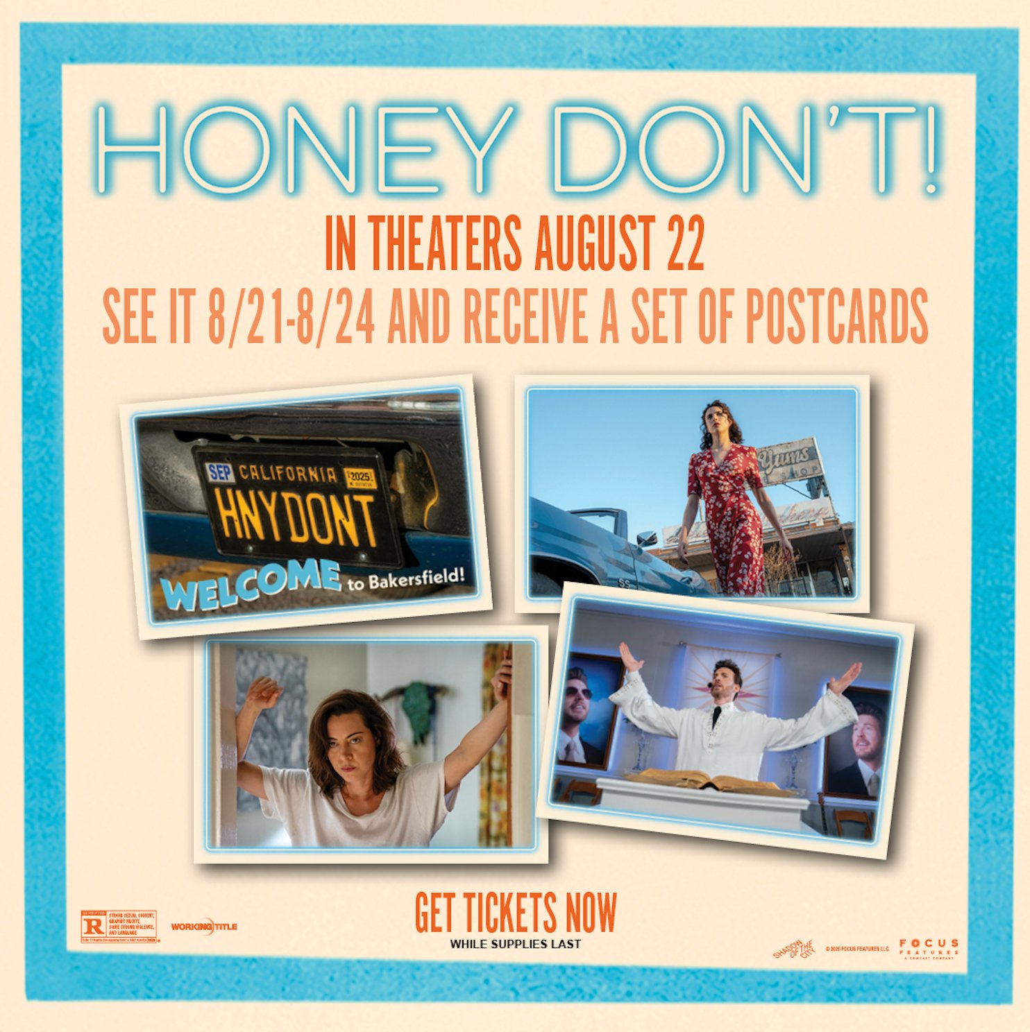 HONEY DON'T Postcards