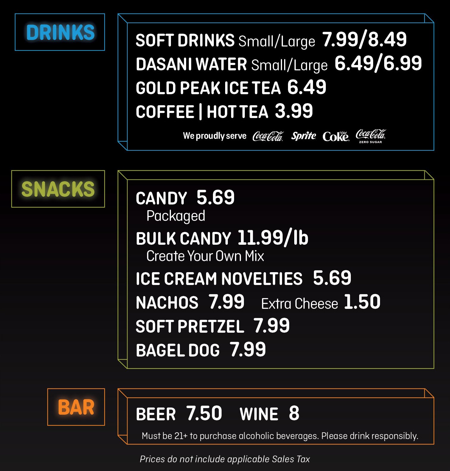 Concession Items