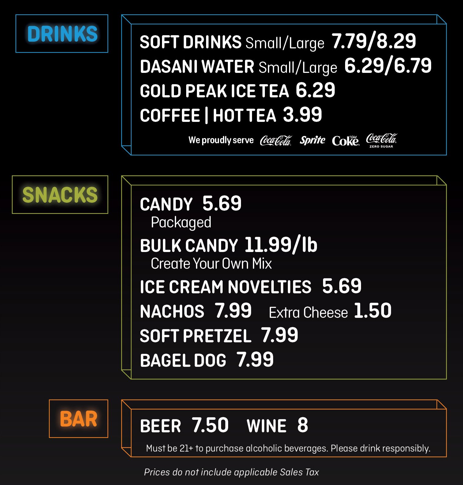 Concession Items
