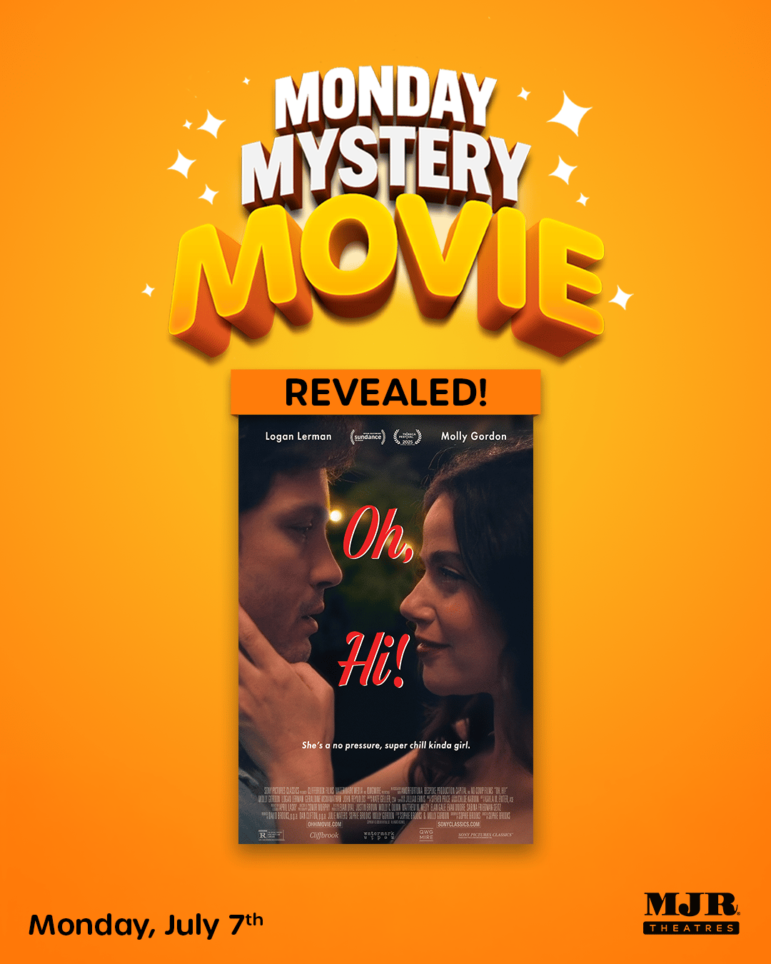 Monday Mystery Movie - Oh, Hi