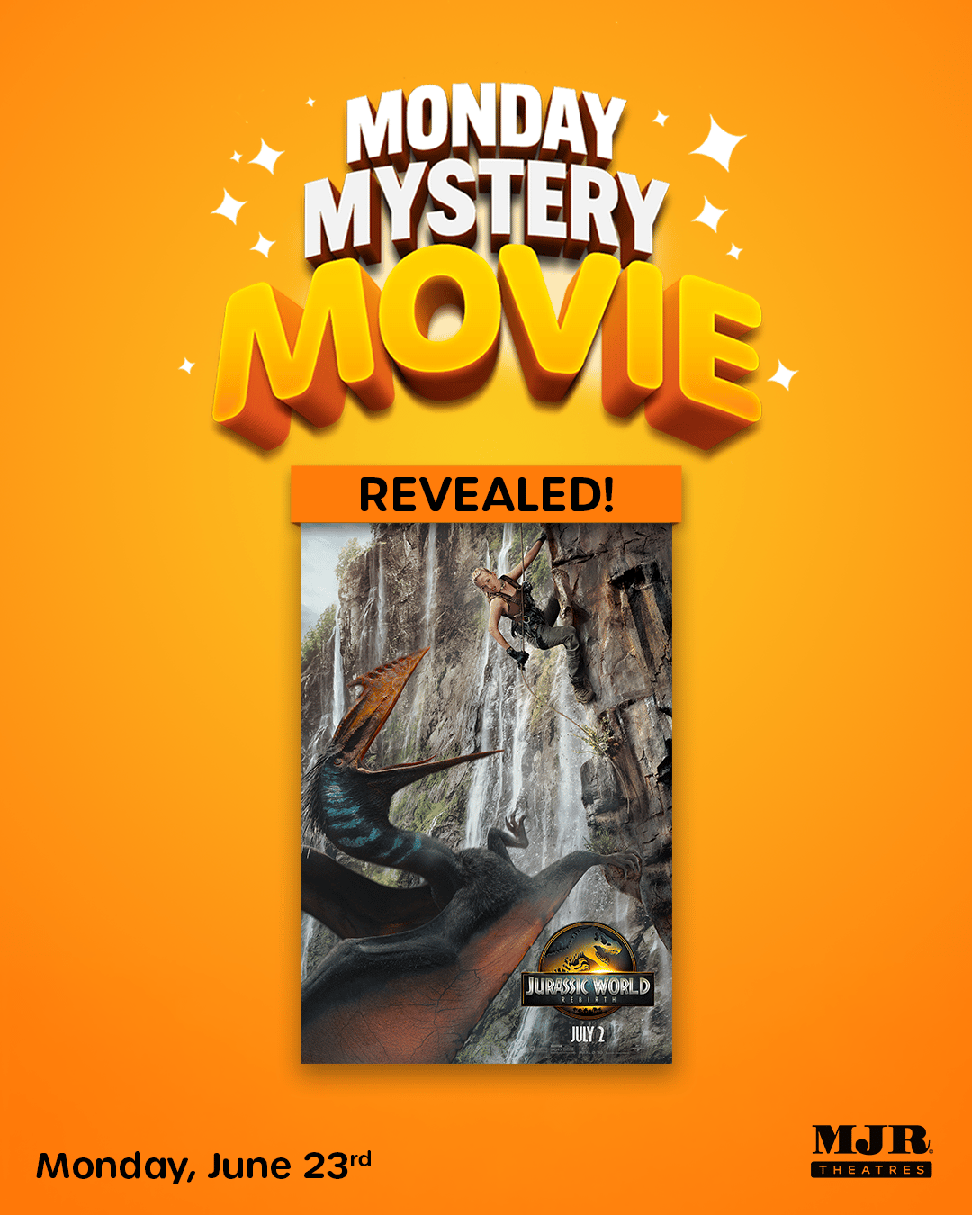  Monday Mystery Movie - Jurassic World: Rebirth