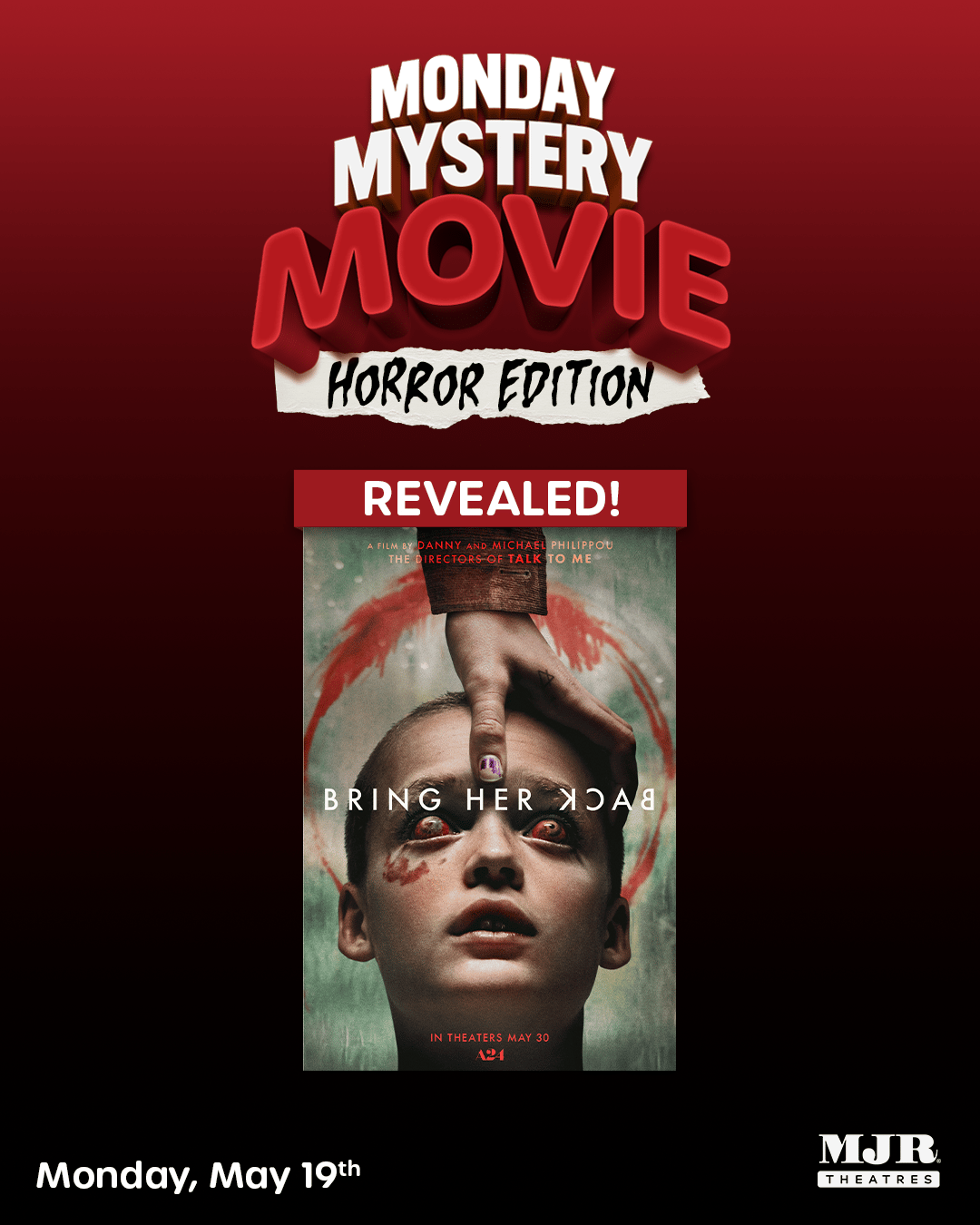 Monday Mystery Movie - Bring Her Back