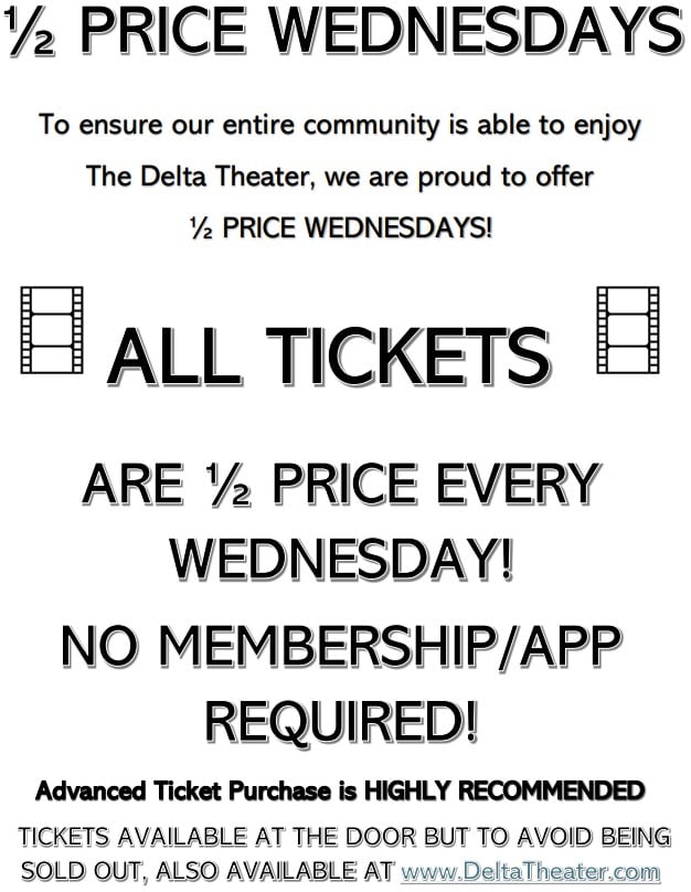 half price weds sign