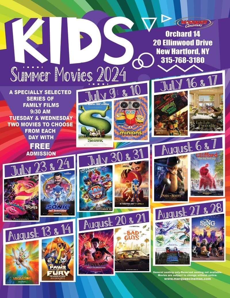 Kids Summer Series - Marquee Cinemas - Orchard 14 - Marquee Cinemas