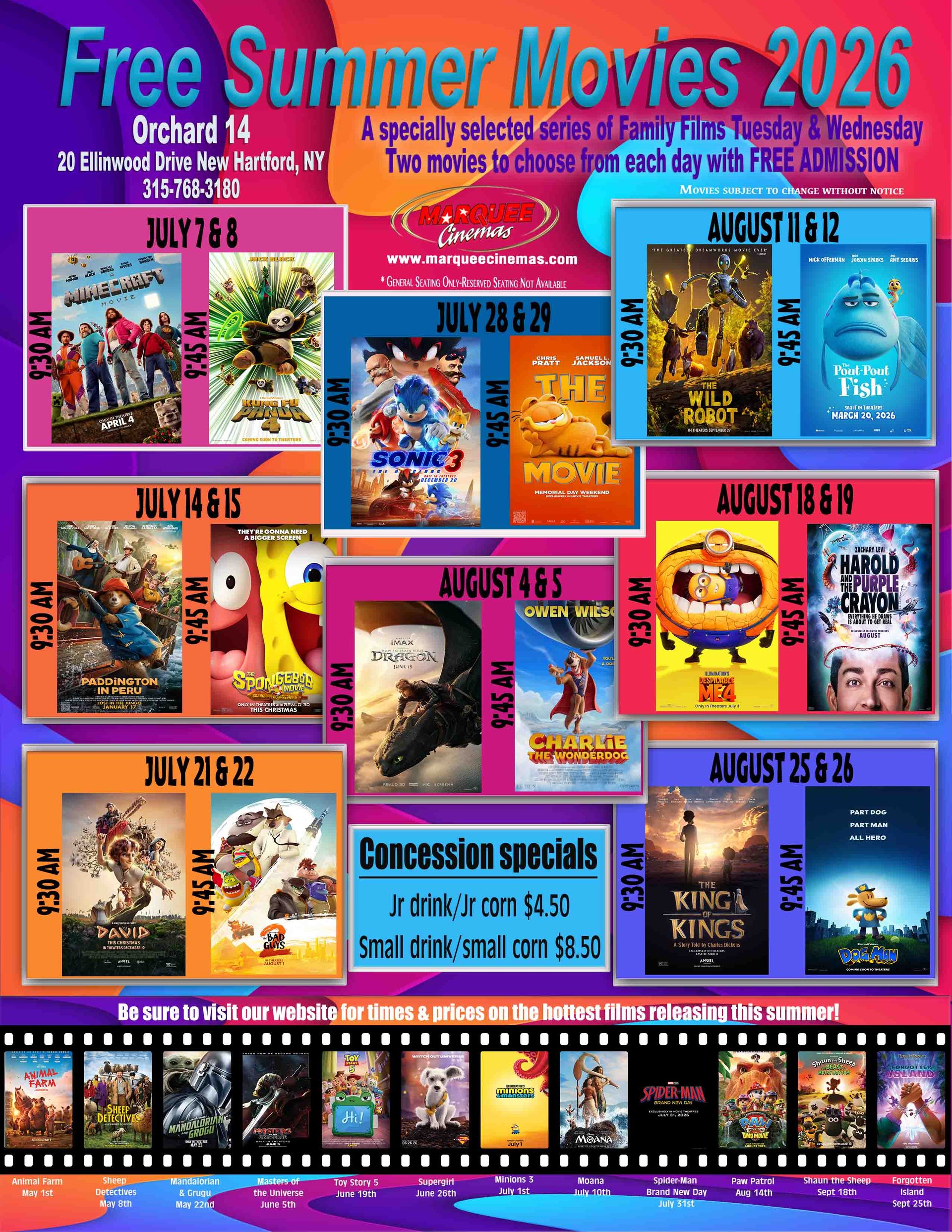 2026 Kids Summer Series Promotion
