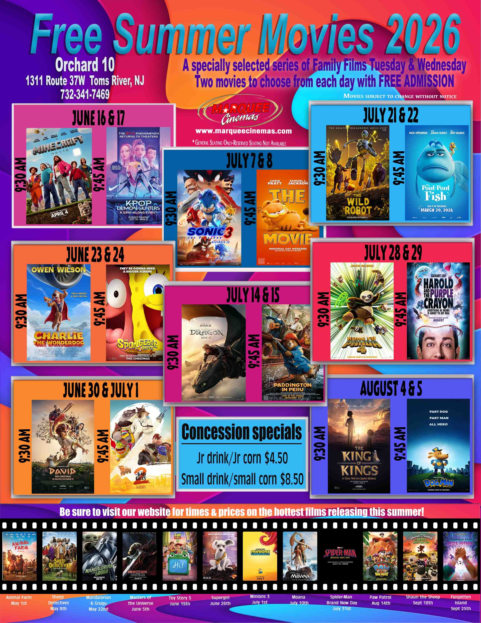 2026 Kids Summer Series Promotion