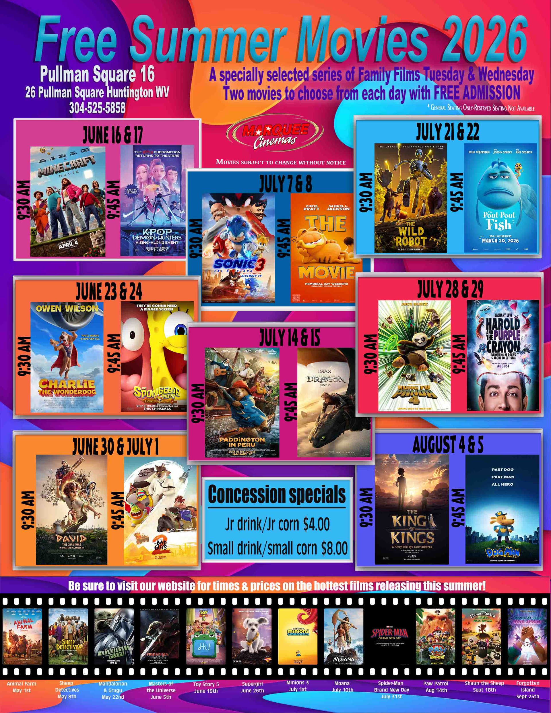 2026 Kids Summer Series Promotion