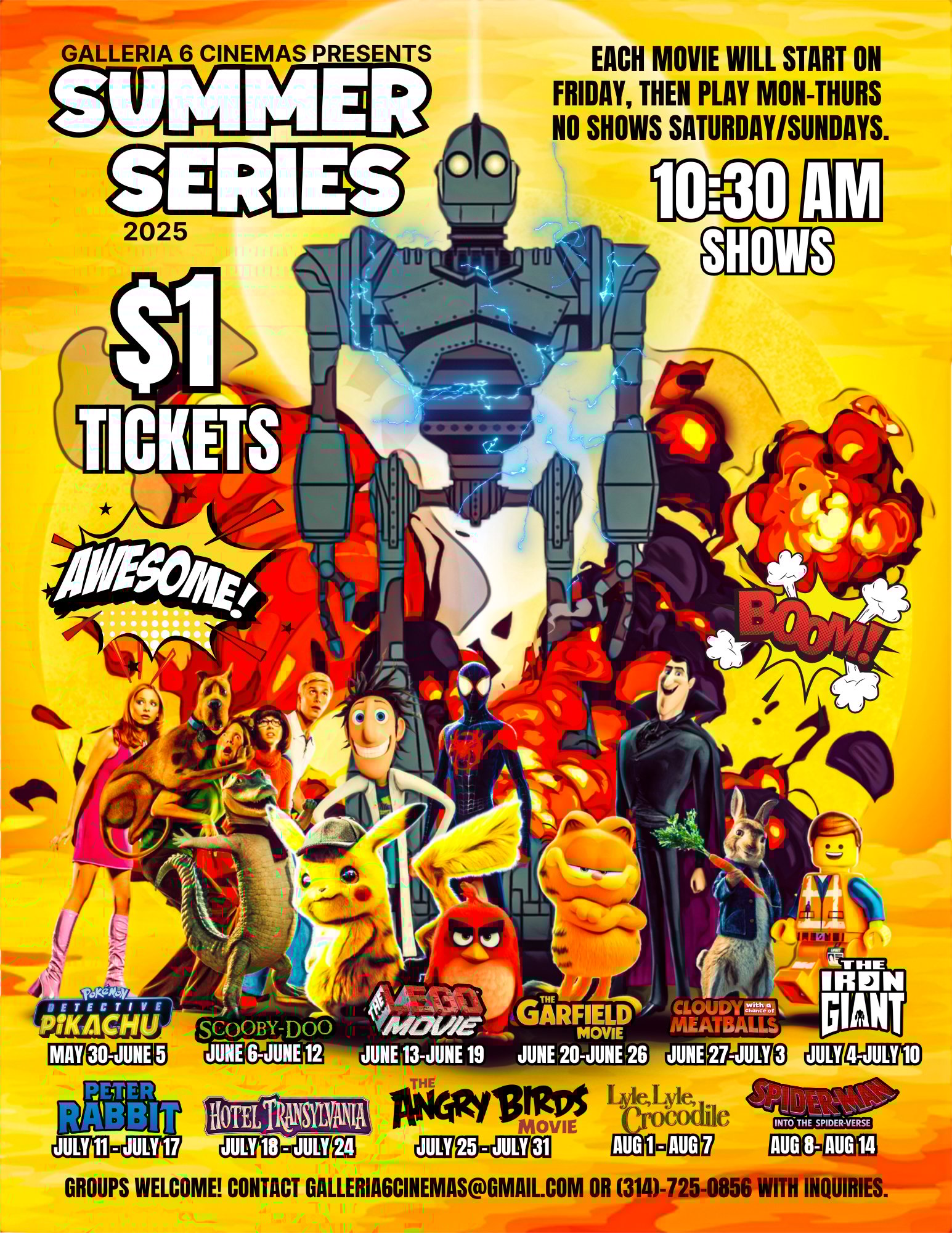 summer series movie posters