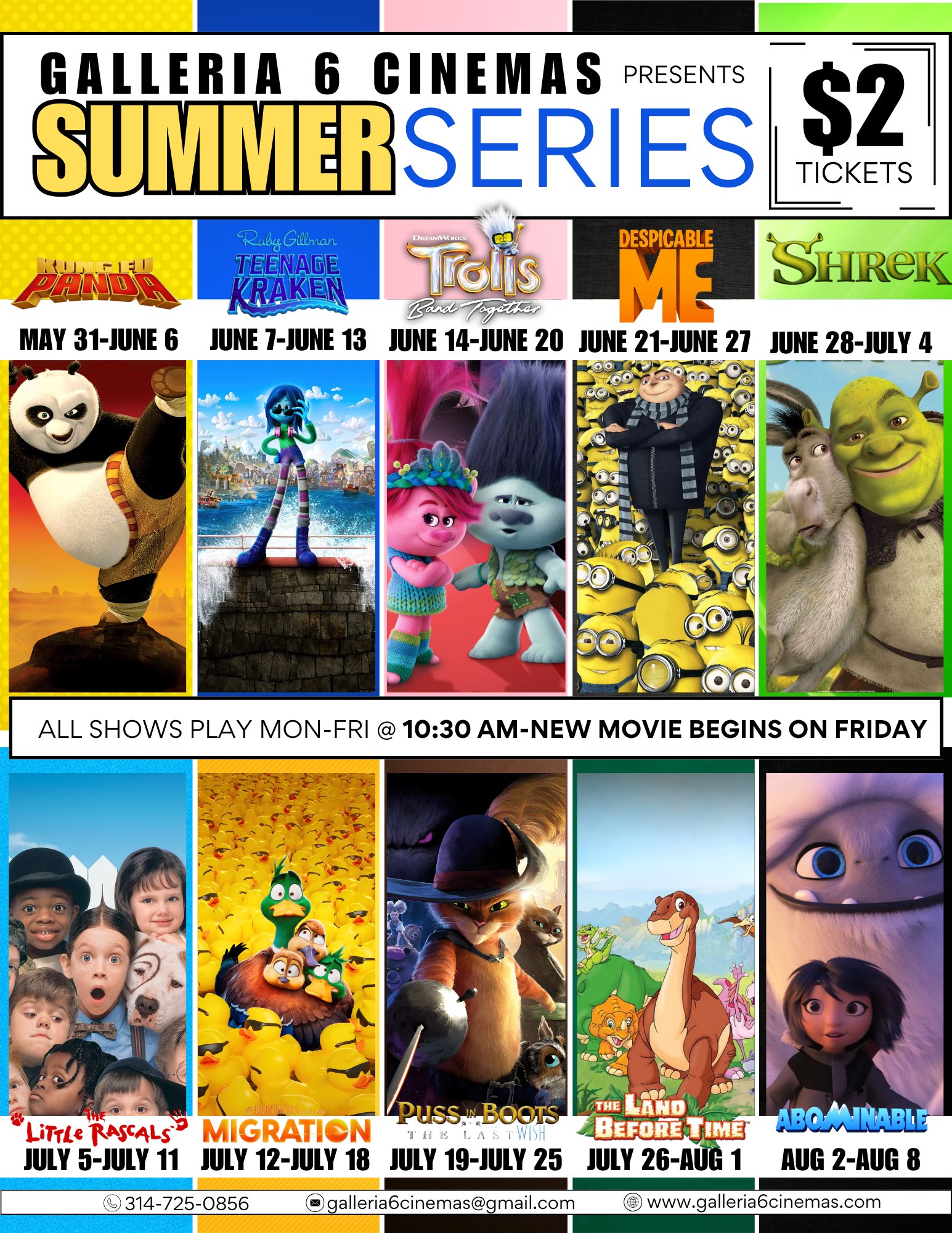summer series movie posters