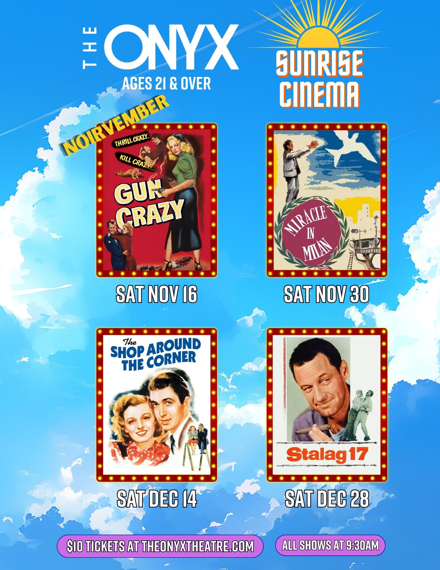 Sunrise Cinema Nov Dec