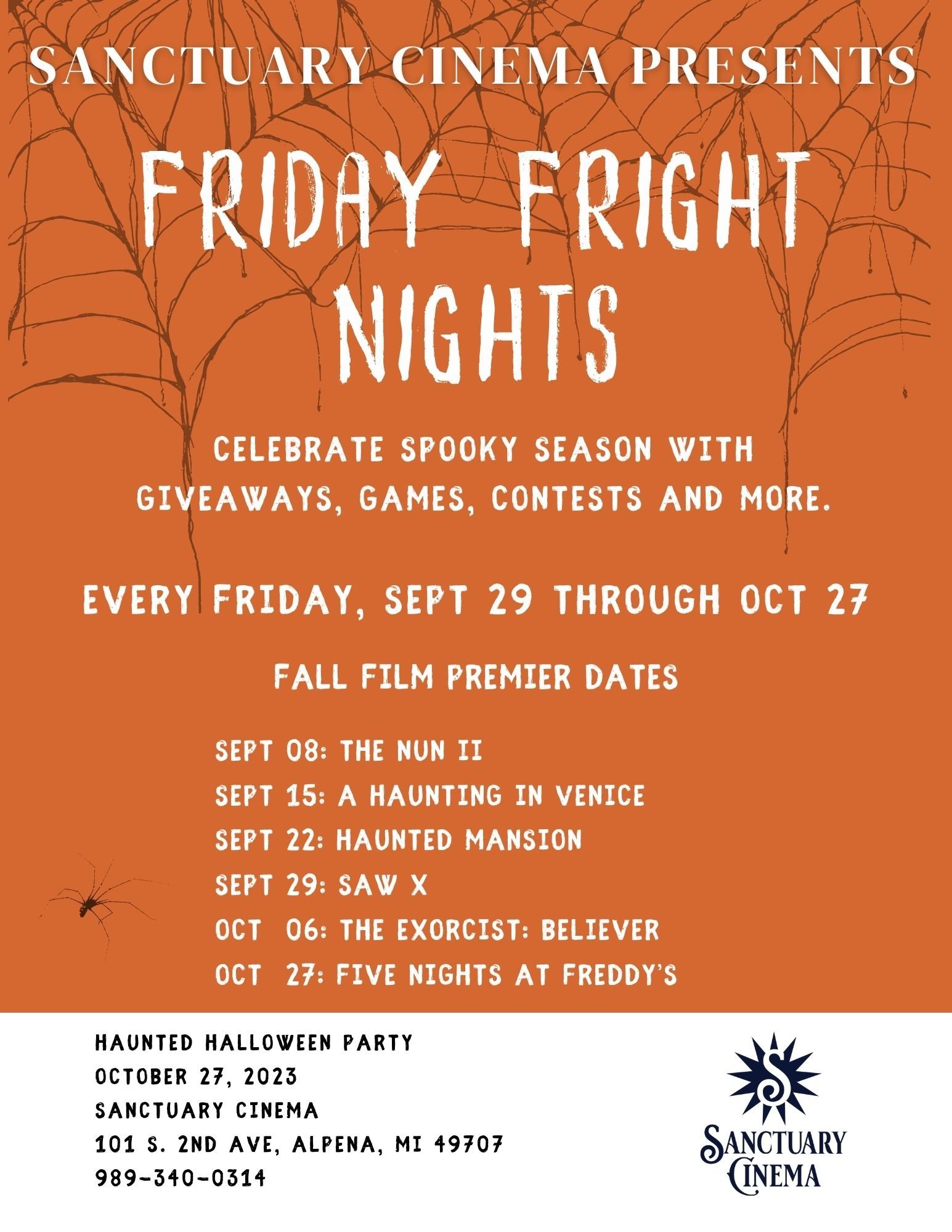 Friday Fright Nights Flyer