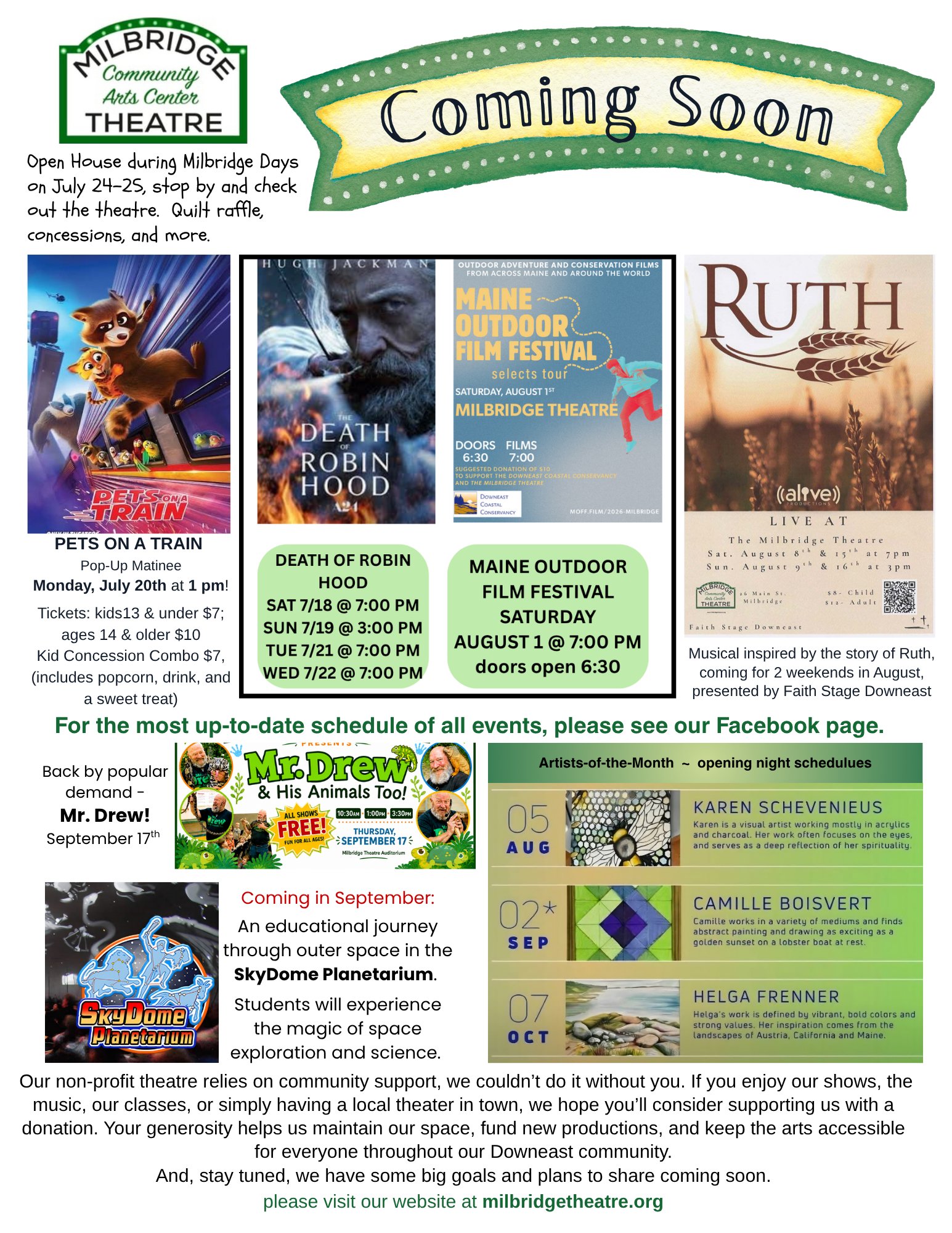 Summer 2026 Newsletter