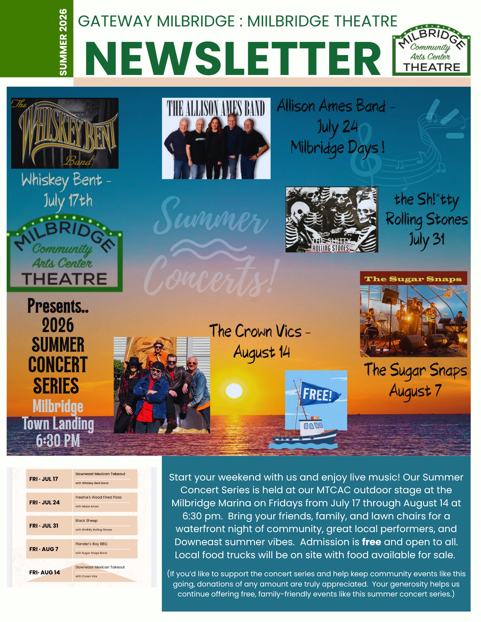 Summer 2026 Newsletter