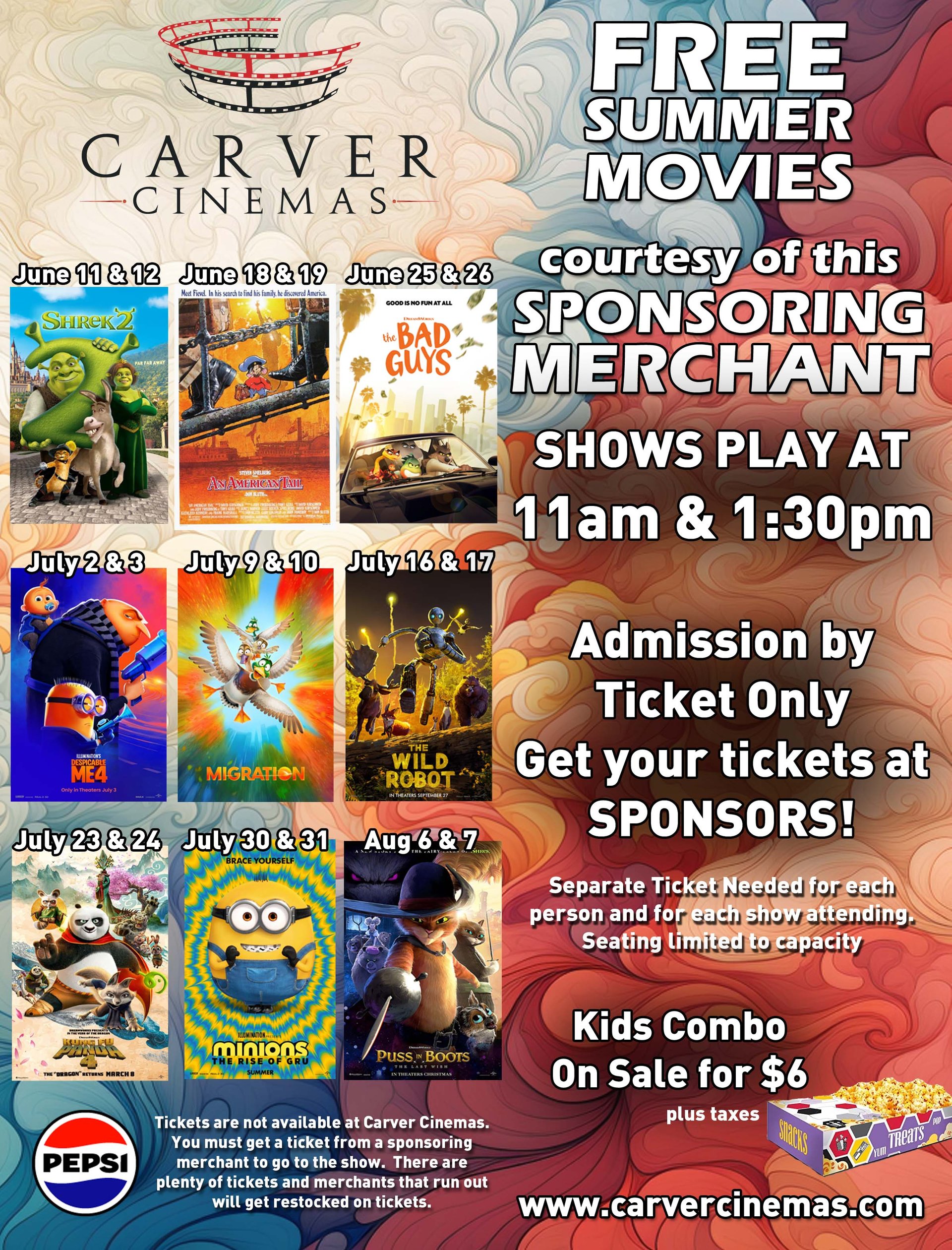 Free Summer Movies 2025