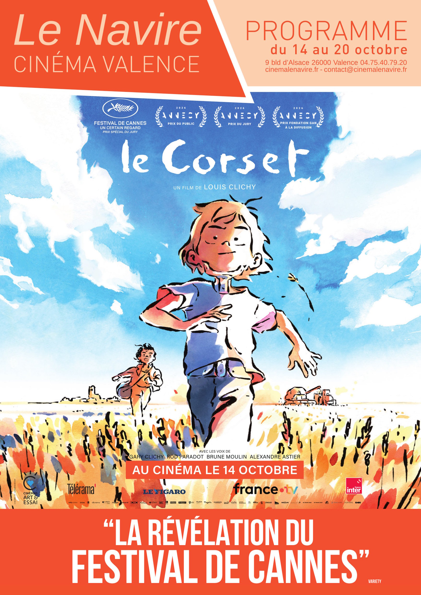 Programme du 14 au 20 octobre