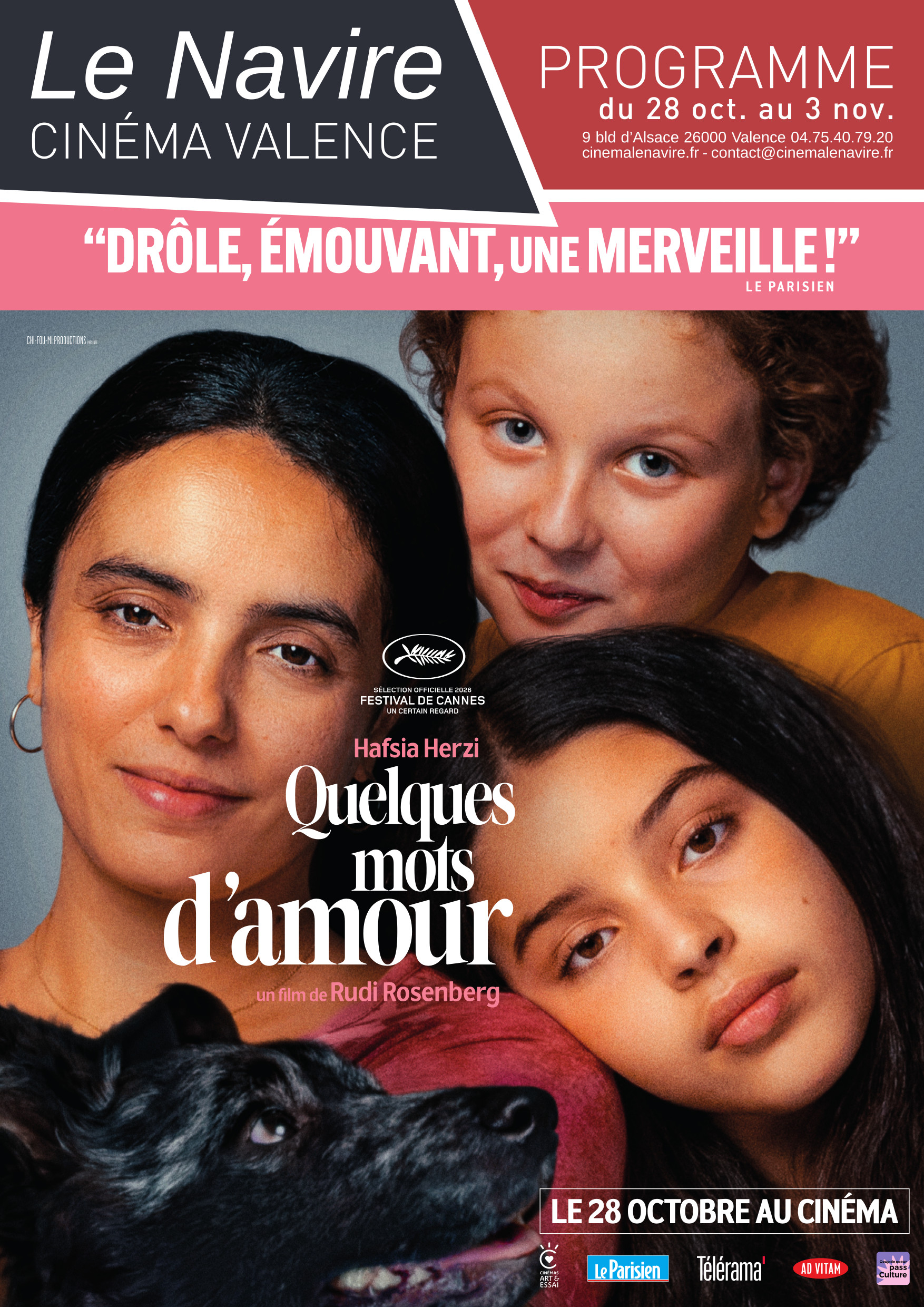 Programme du 28 octobre au 3 novembre