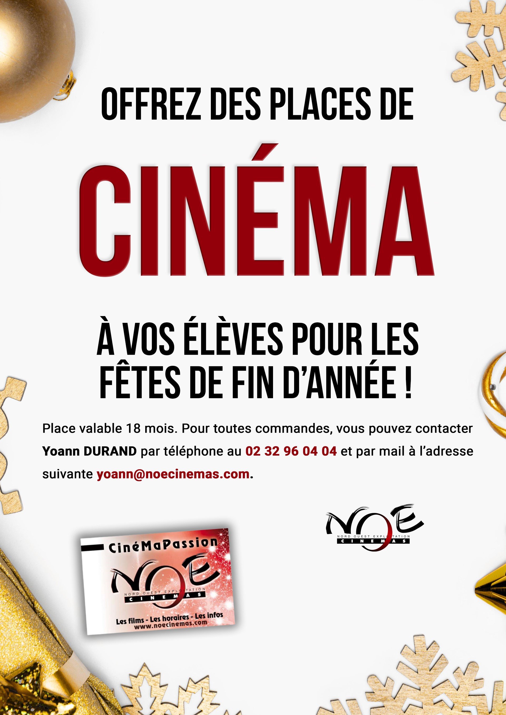 Offrez des places