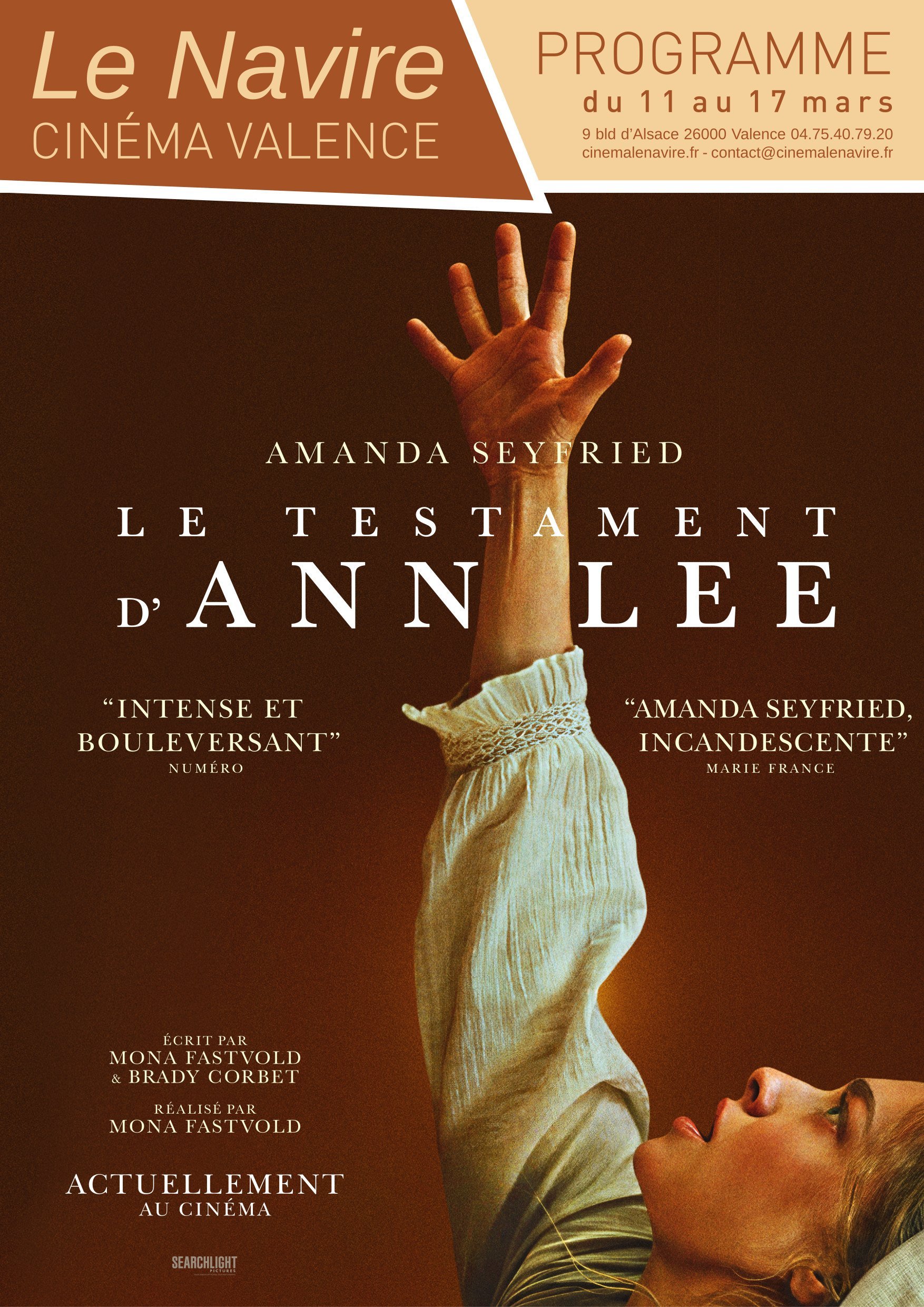 Programme PDF du 11 au  17 mars