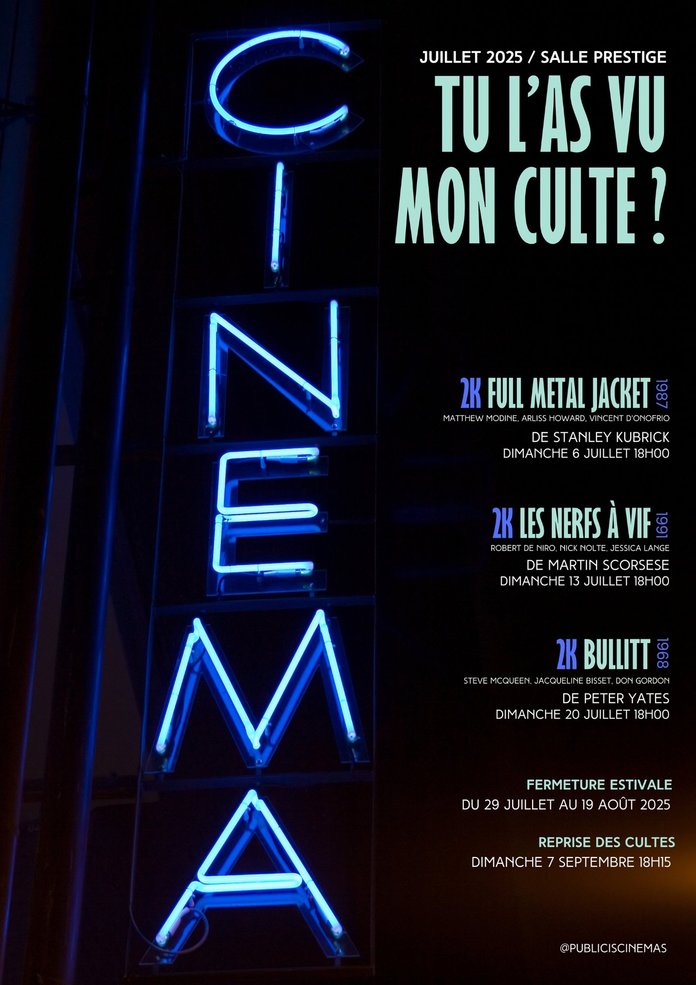 Page des cultes juillet