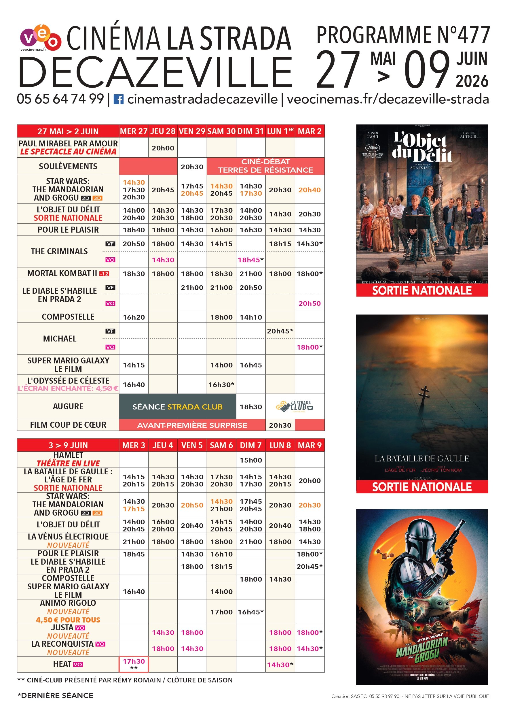 prog 29/04 au 12/05