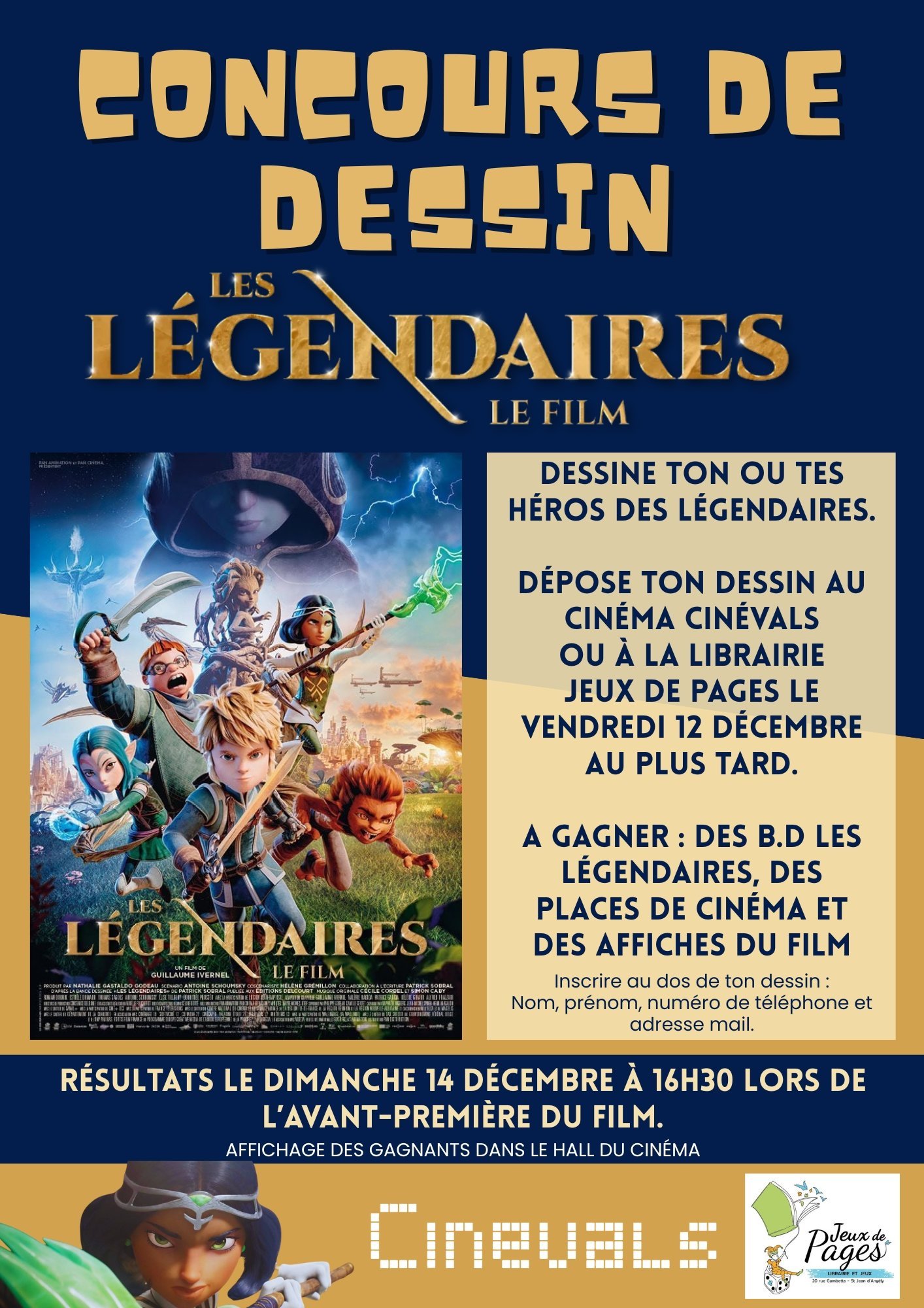 CONCOURS DE DESSIN : LES LEGENDAIRES