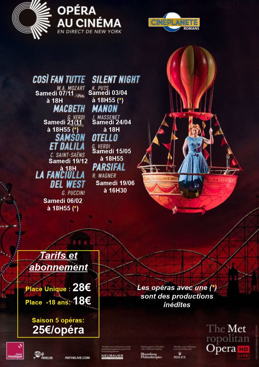 Programme Opéra 2026 2027