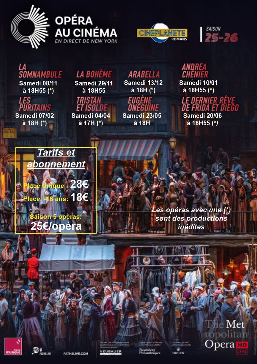 Opéra saison 2025-2026