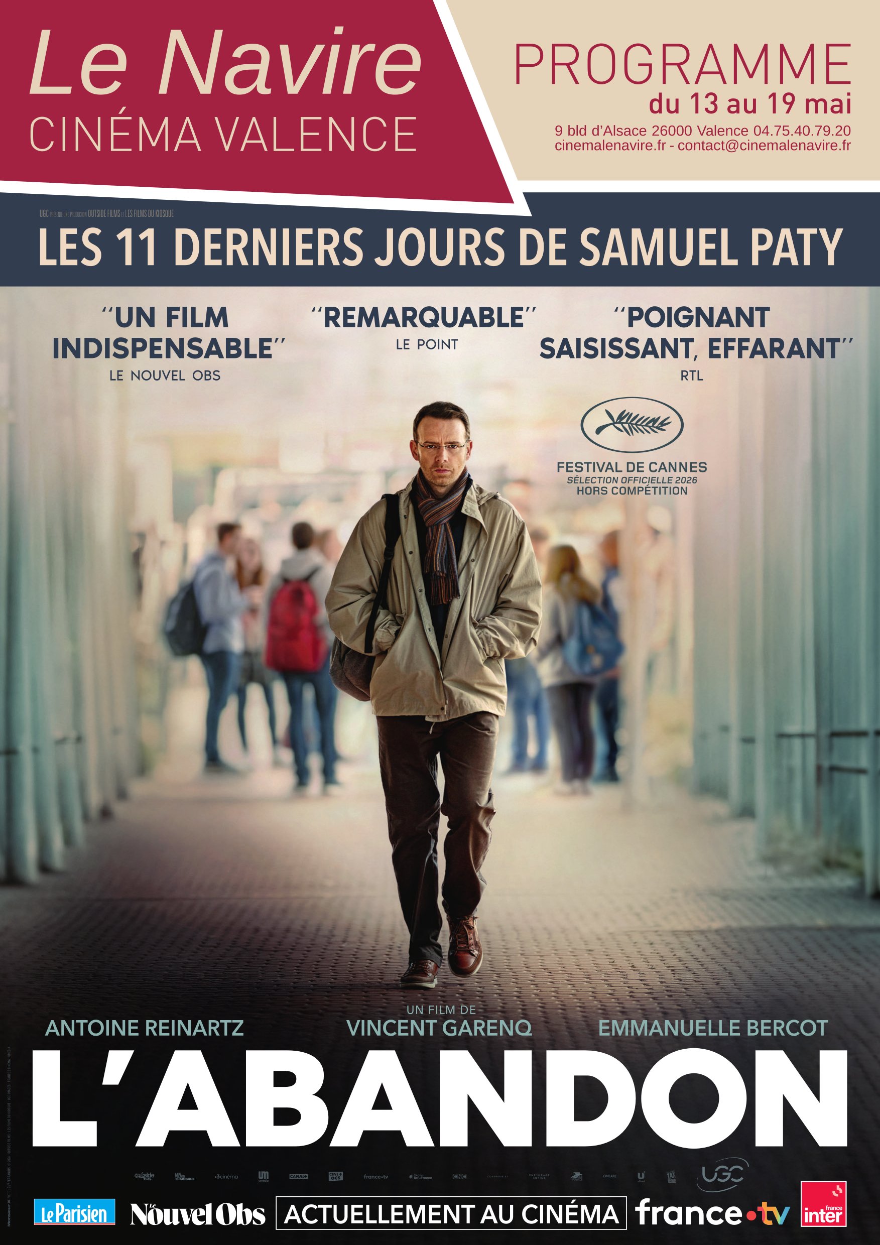 Programme du 13 au 13 mai