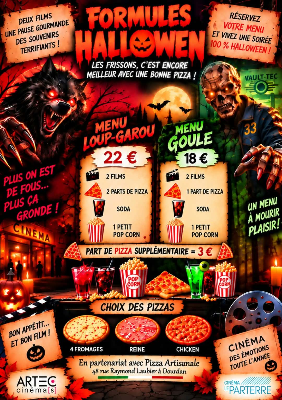 Menu Halloween