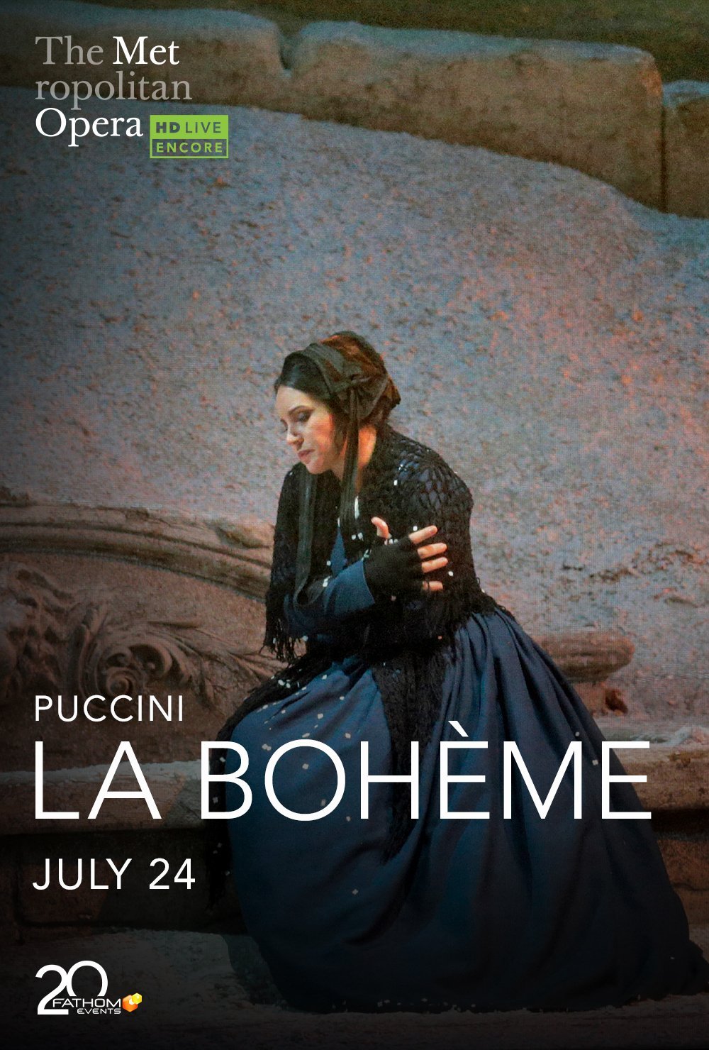 poster for the met opera la boheme
