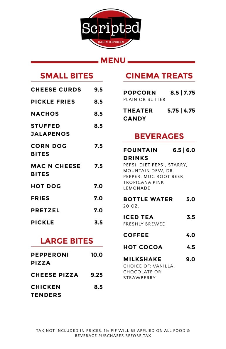 Scripted Bar - MetroLux Dine-In