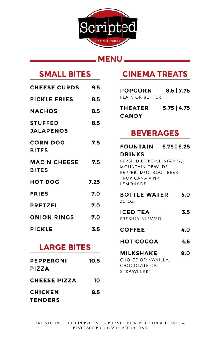 Scripted Bar - MetroLux Dine-In