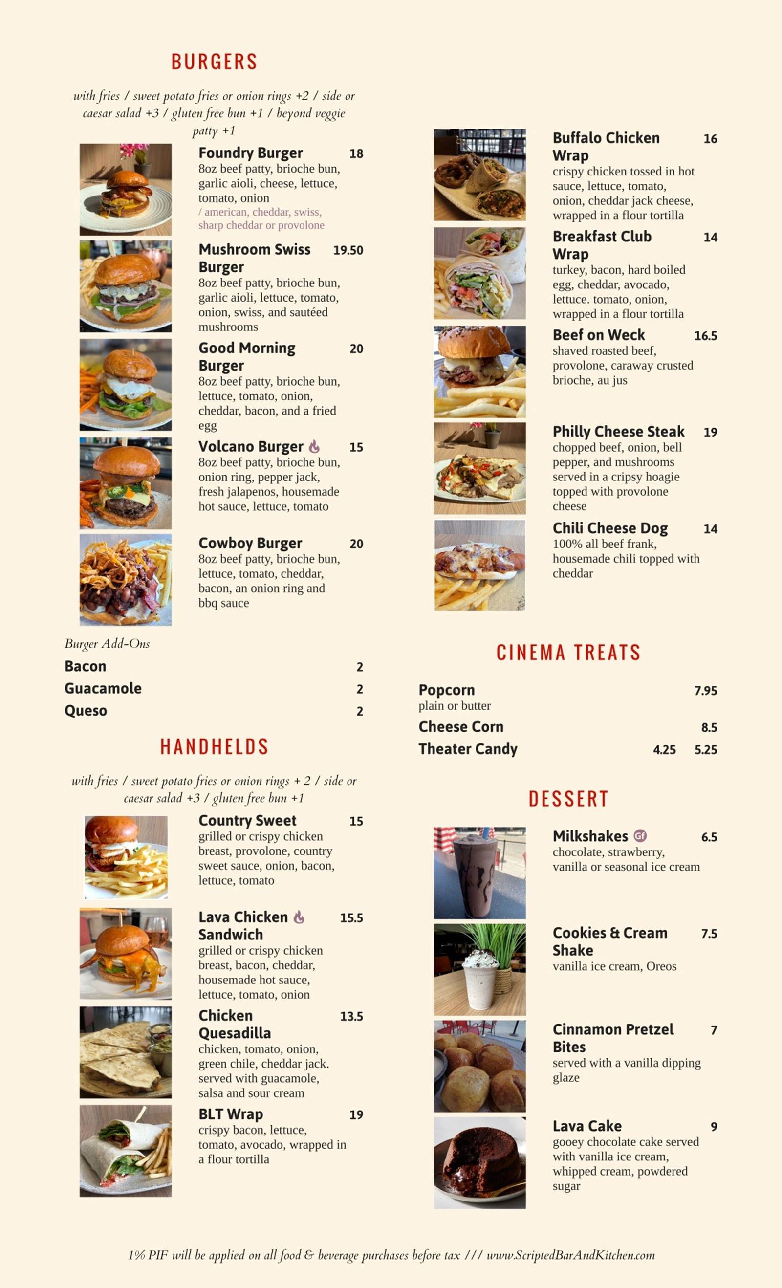 Scripted menu page 2