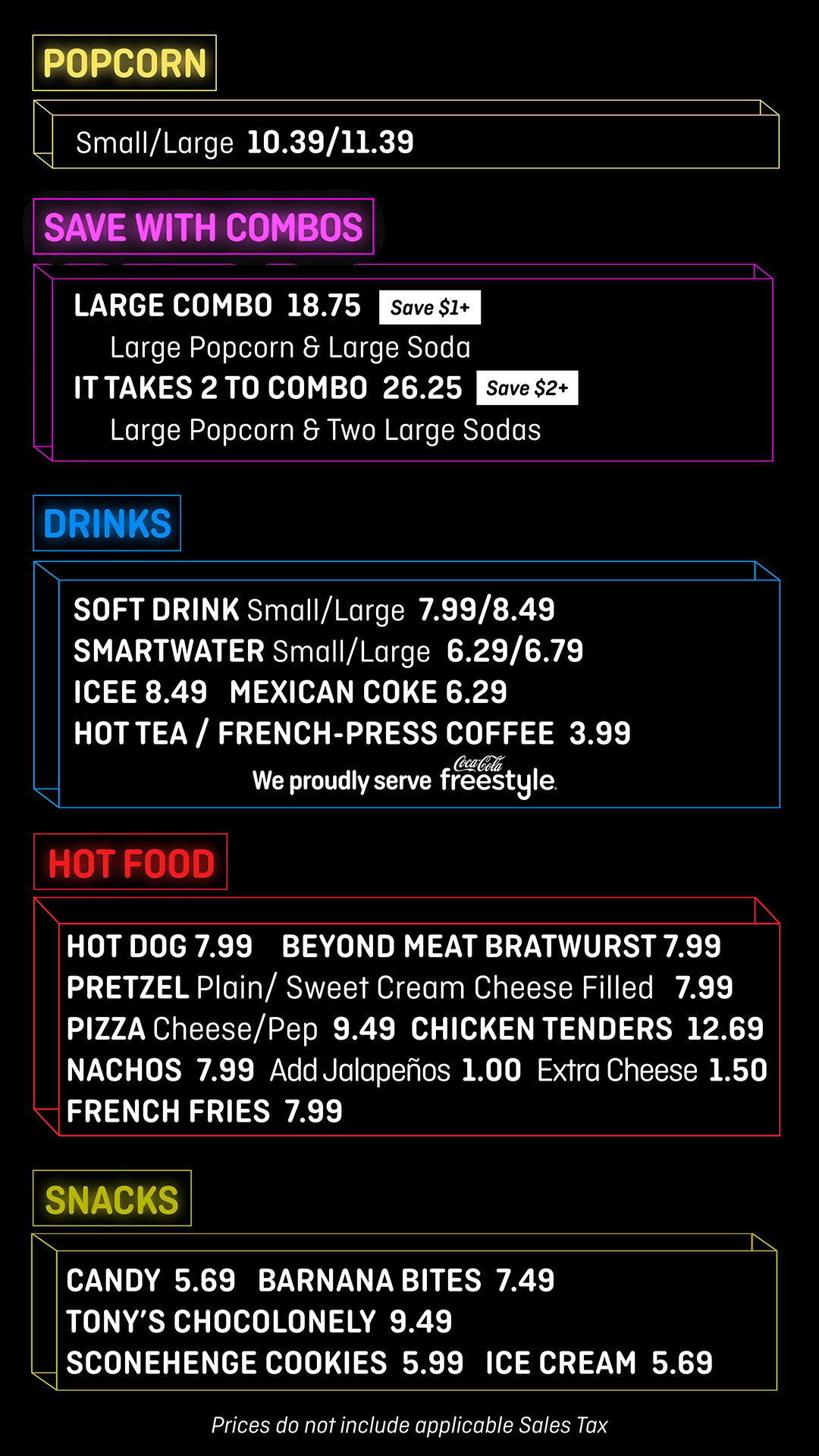 Concession Items