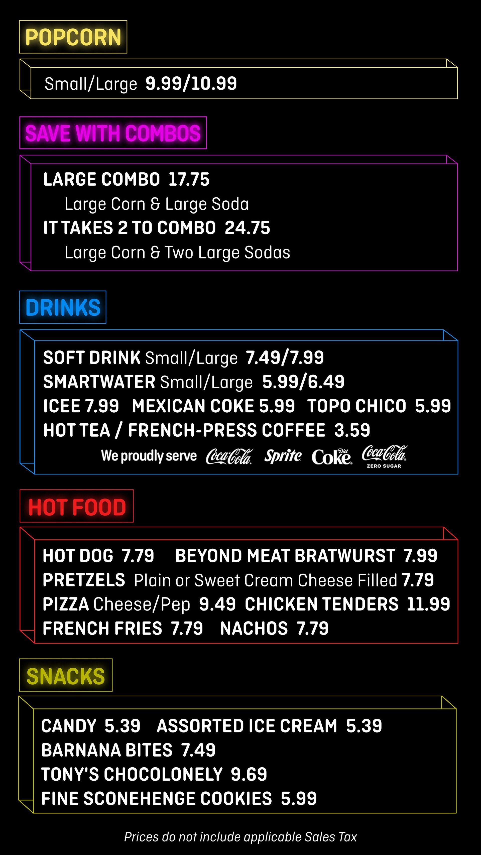 Concession Items
