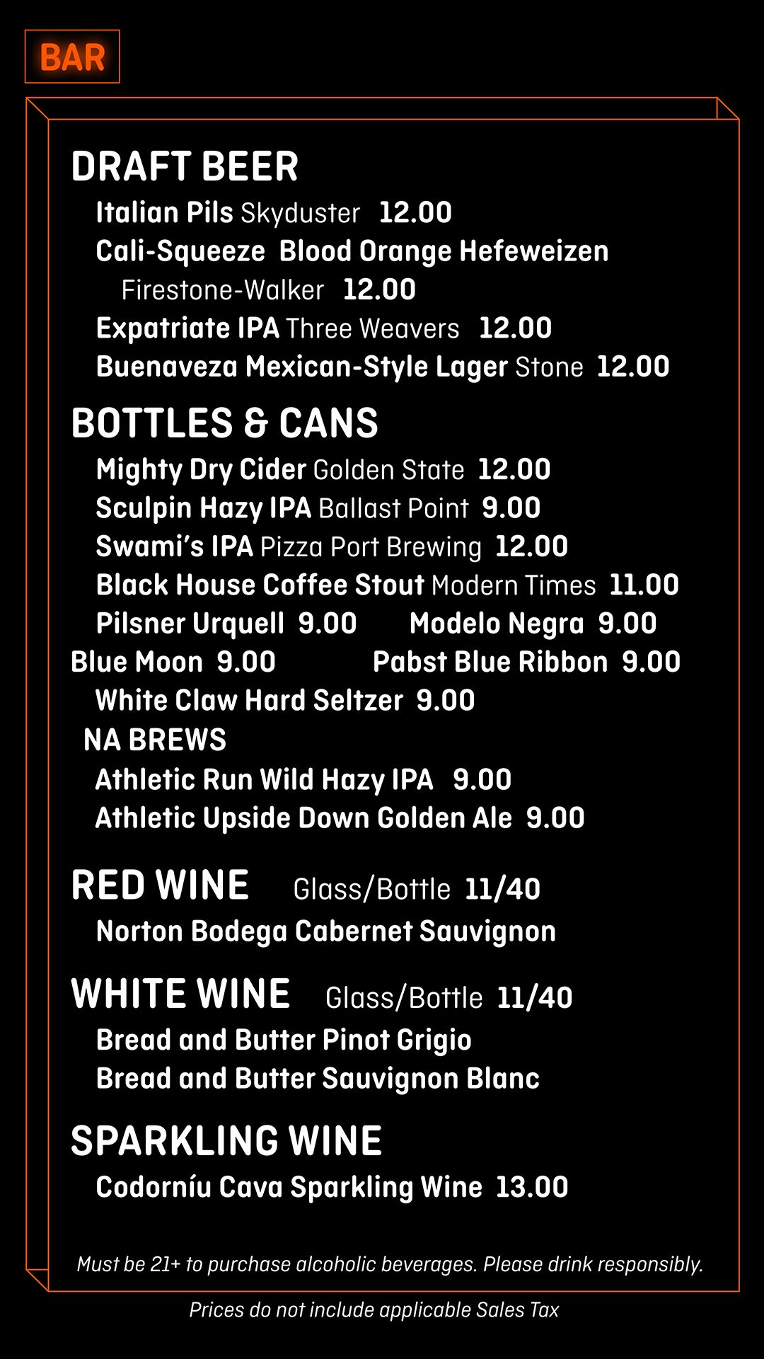 Concession Items