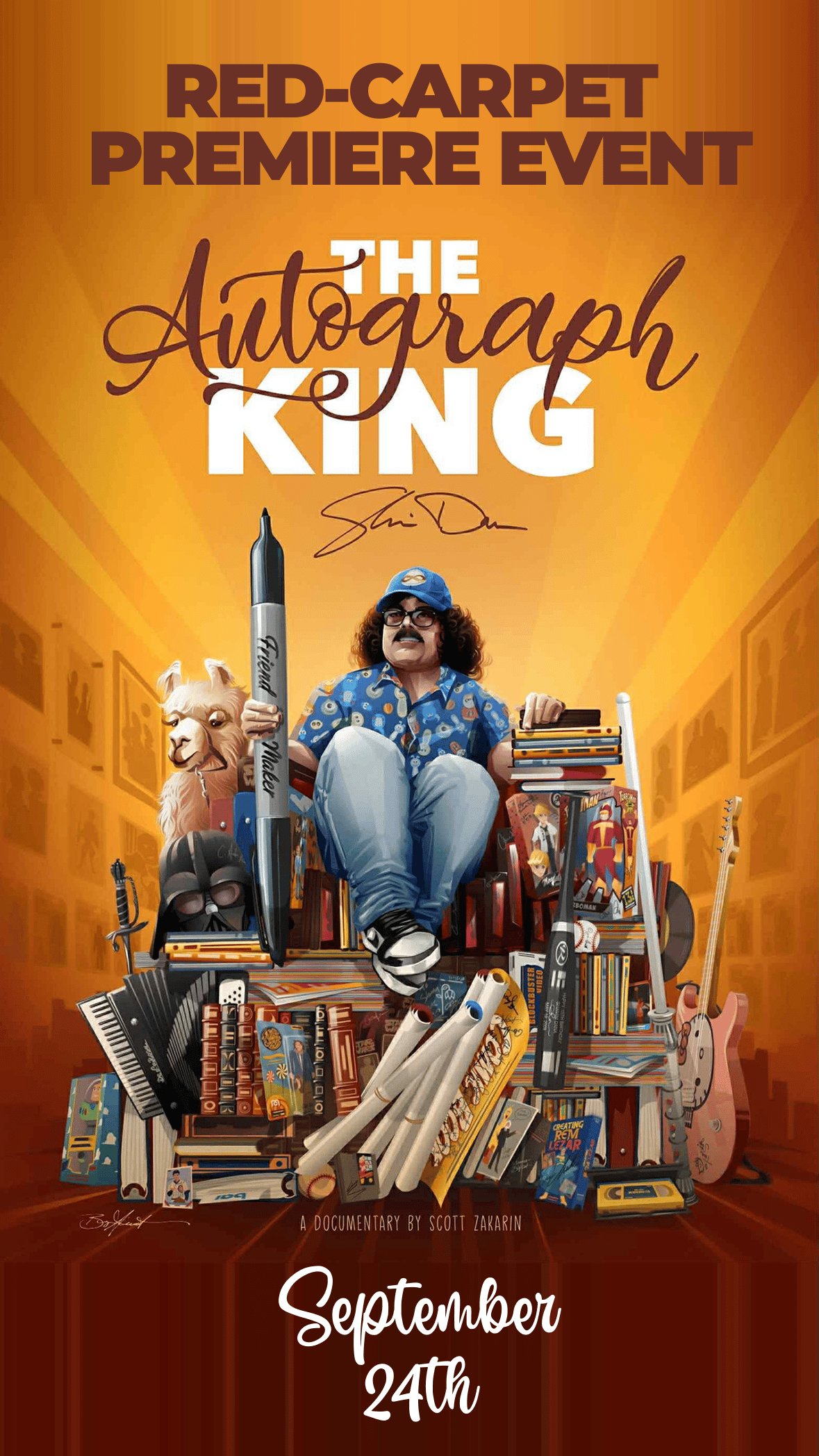Autograph King Red Carpet Premiere Event Poster