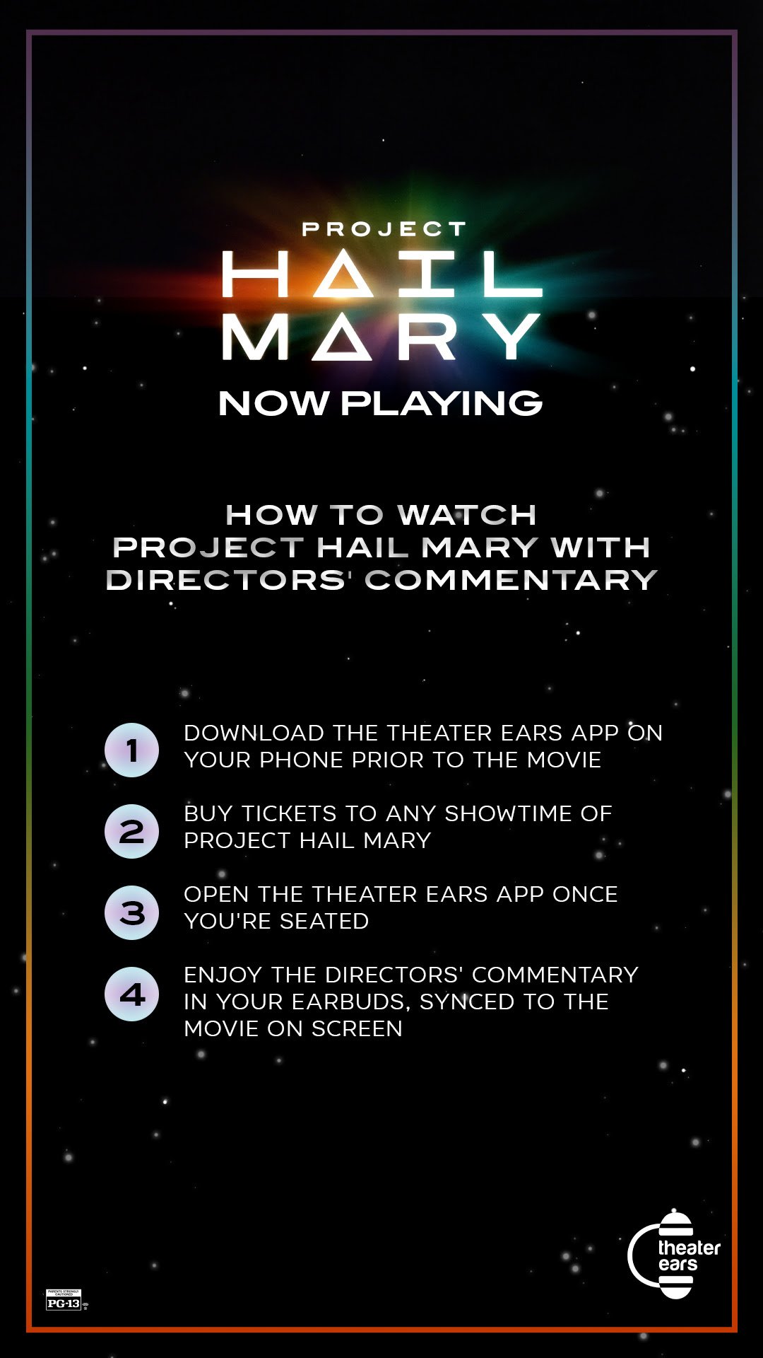 Project Hail Mary Theaters Ears Directors Commentary How To